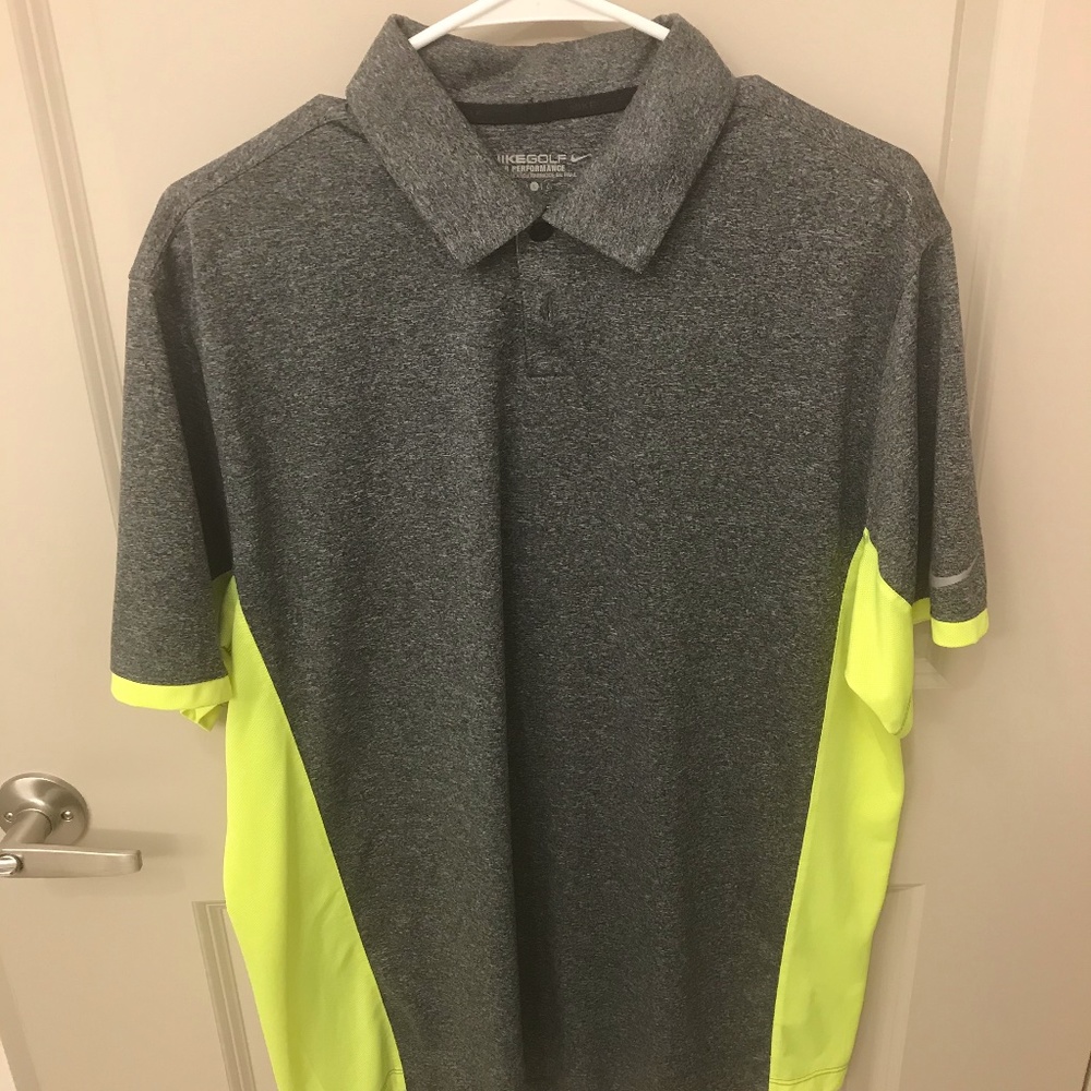 Nike Grey Golf Polo Size L